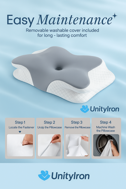 Ergonomic Foam Memory Pillow – Neck & Shoulder Relief